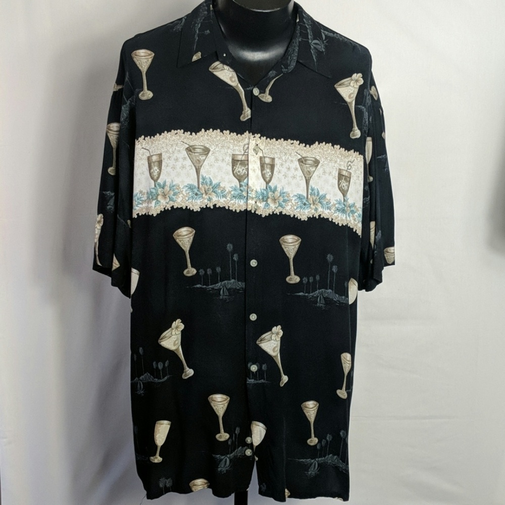 Pierre Cardin Hawaiian style button down